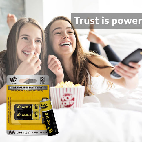 Alkaline AA Battery Cells - 4 Pcs | WBM WORLD